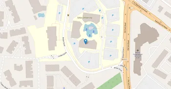 Campus map for Salus University