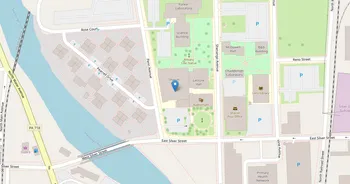 Campus map for Pennsylvania State University, Penn State Shenango
