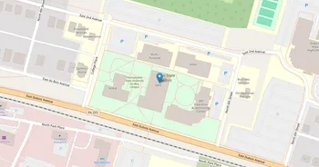 Campus map for Pennsylvania State University, Penn State DuBois