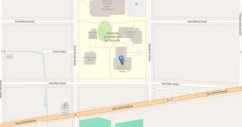 Campus map for University of Pittsburgh, Titusville