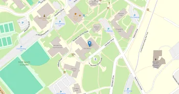 Campus map for Shippensburg University of Pennsylvania