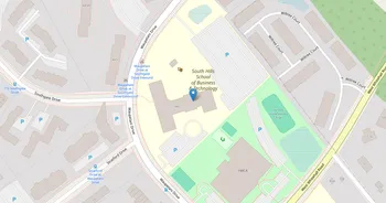 Campus map for South Hills School of Business & Technology
