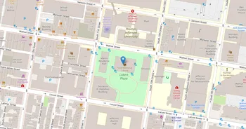Campus map for Thomas Jefferson University