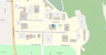 Campus map for Waynesburg University