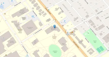 Campus map for West Chester University of Pennsylvania