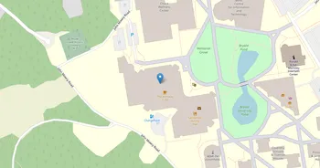 Campus map for Bryant University