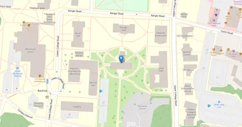 Campus map for University of Rhode Island