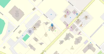 Campus map for Erskine College
