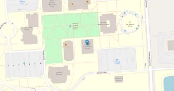 Campus map for University of South Carolina, Aiken