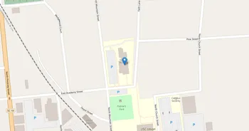 Campus map for University of South Carolina, Union