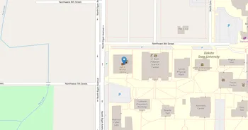 Campus map for Dakota State University
