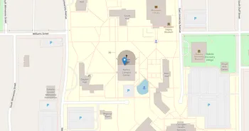 Campus map for Dakota Wesleyan University