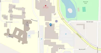 Campus map for Avera Sacred Heart Hospital