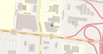 Campus map for Baptist Health Sciences University
