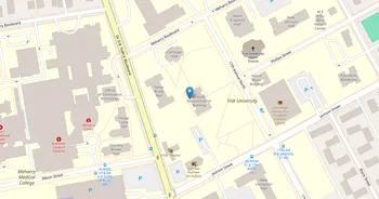 Campus map for Fisk University