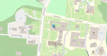 Campus map for The University of the South