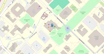 Campus map for Baylor University