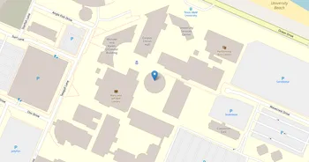 Campus map for Texas A & M University, Corpus Christi