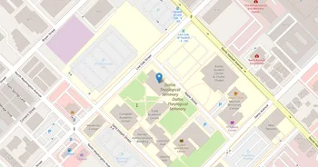 Campus map for Dallas Theological Seminary