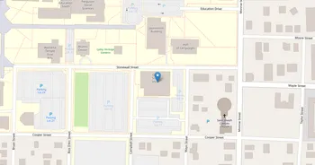 Campus map for Texas A & M University, Commerce