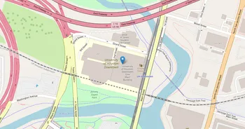 Campus map for University of Houston, Downtown