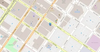 Campus map for South Texas College of Law, Houston