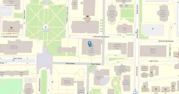 Campus map for Southern Methodist University