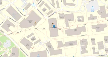 Campus map for Texas State University