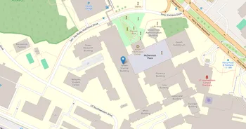 Campus map for University of Texas Southwestern Medical Center