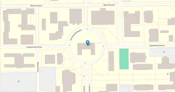 Campus map for Texas A & M University, Kingsville