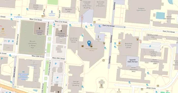 Campus map for The University of Texas, Austin