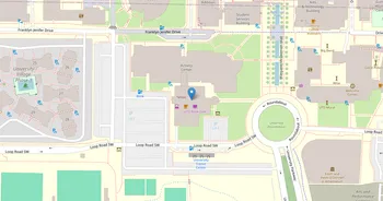 Campus map for The University of Texas, Dallas