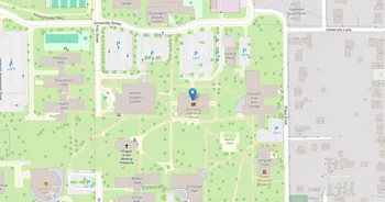 Campus map for Texas Lutheran University