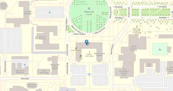 Campus map for Texas Tech University