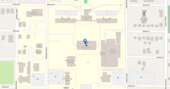 Campus map for Texas Wesleyan University