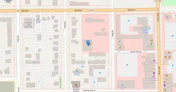 Campus map for Evans Hairstyling College, Cedar City