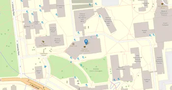 Campus map for University of Vermont