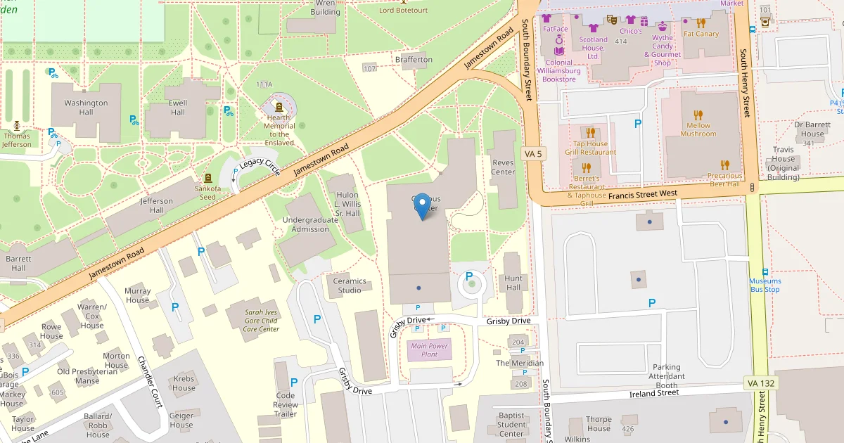 Wm Map William & Mary (W&M) in Williamsburg: Overview, Rankings, Tuition Fee ...