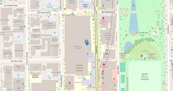 Campus map for Seattle Central College