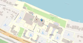 Campus map for University of Charleston