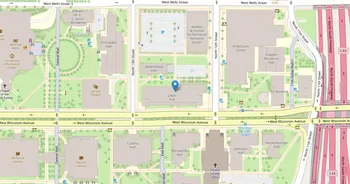 Campus map for Marquette University