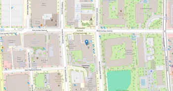 Campus map for Milwaukee School of Engineering
