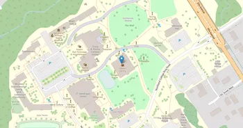 Campus map for Northland College