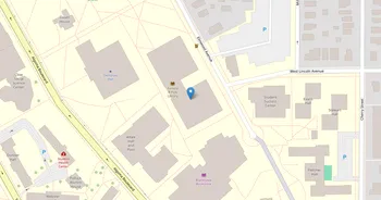 Campus map for University of Wisconsin, Oshkosh