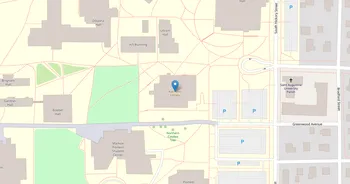 Campus map for University of Wisconsin-Platteville