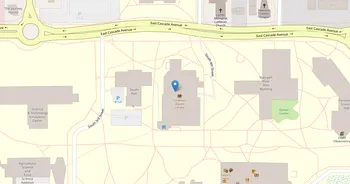 Campus map for University of Wisconsin-River Falls