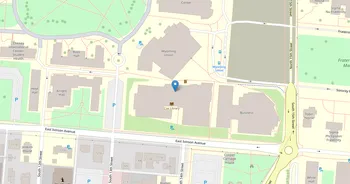 Campus map for University of Wyoming