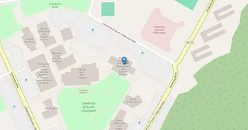 Campus map for University of Guam