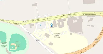 Campus map for Columbia Central University, Caguas