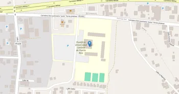 Campus map for Pontifical Catholic University of Puerto Rico, Arecibo